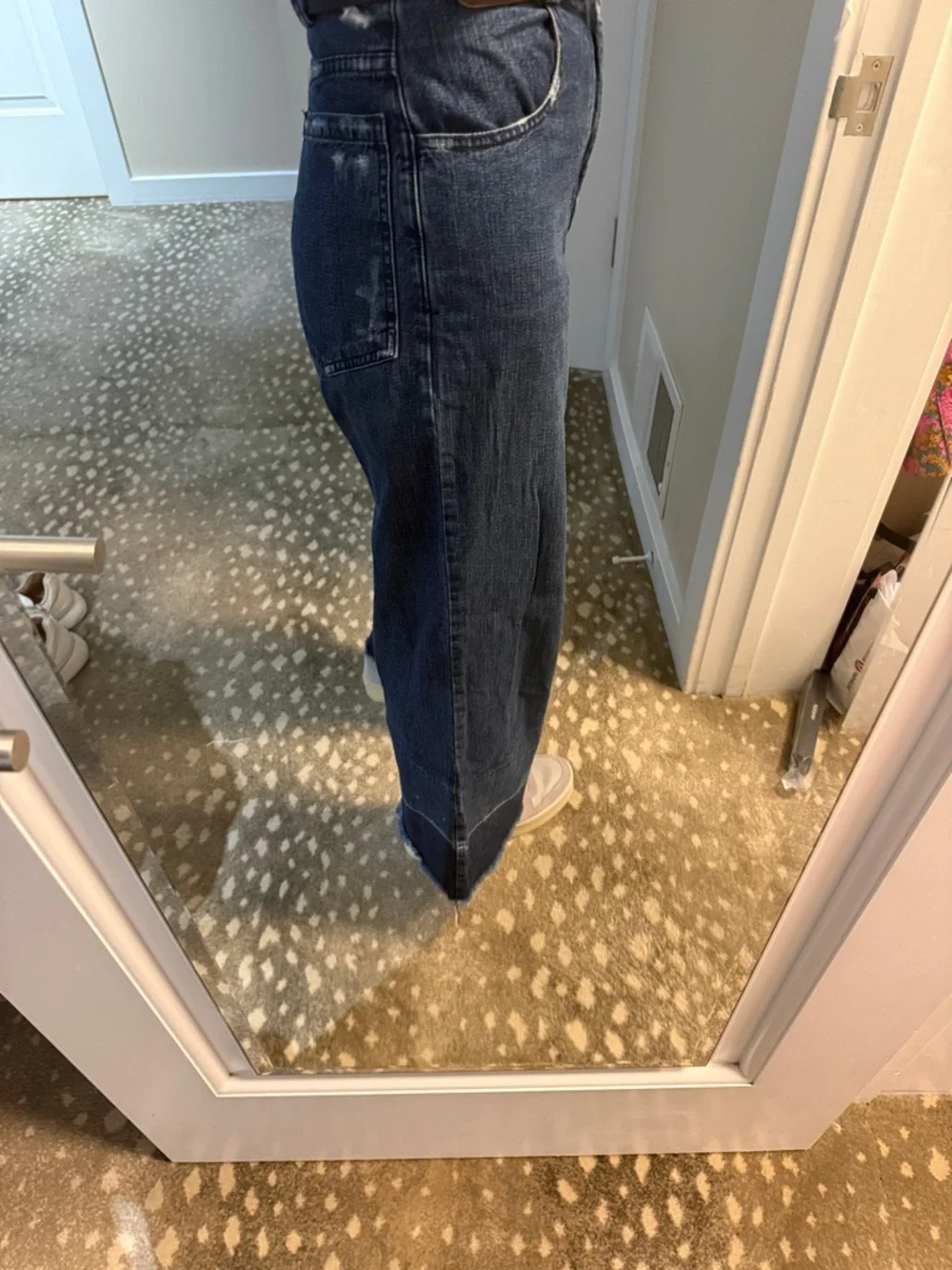 Rachel Comey Dark Blue Indigo Legion Wide-Leg Jeans Sz 6 - Picture 6 of 14